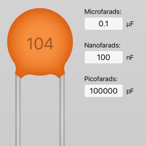 Electronic Components - Capacitor Ceramic - 100nf