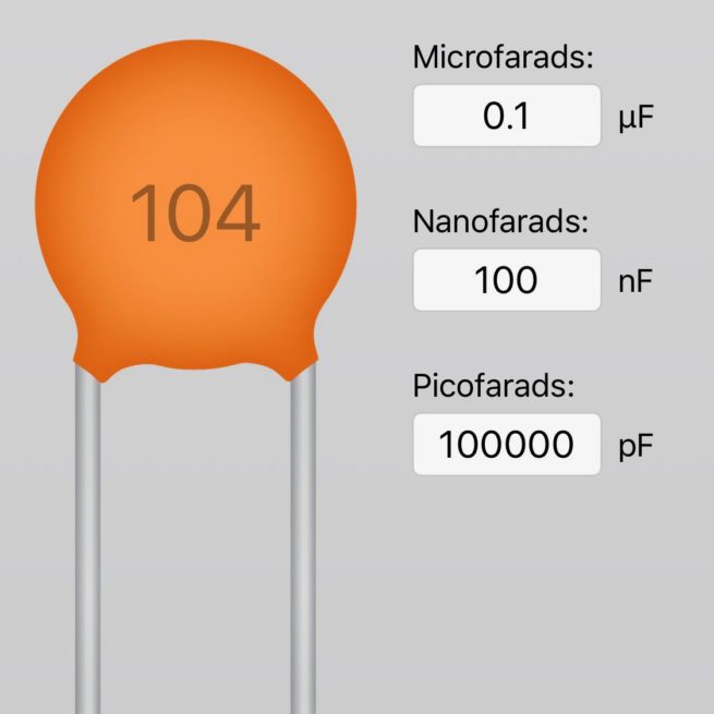 Electronic Components - Capacitor Ceramic - 100nf