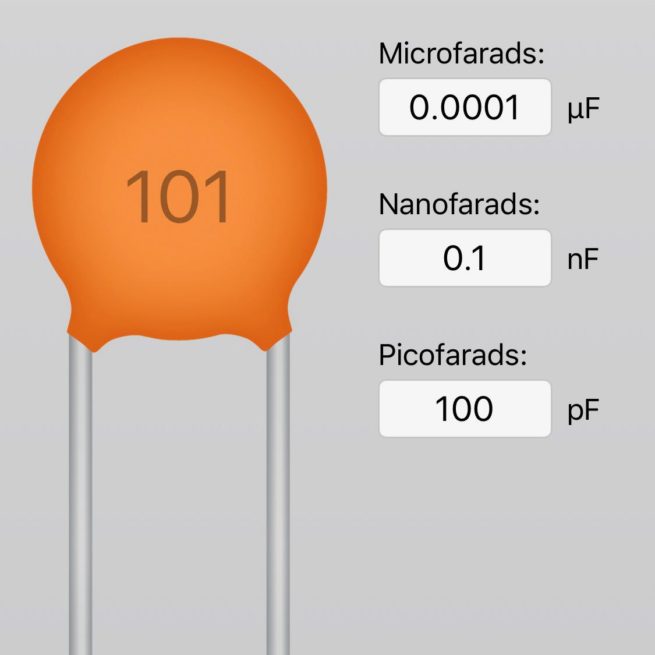 Electronic Components - Capacitor Ceramic - 100pf
