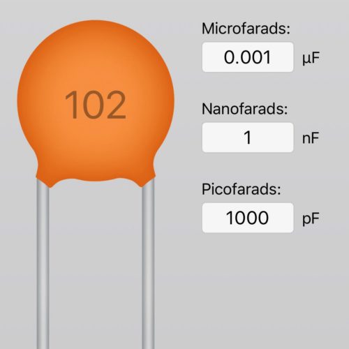 Electronic Components - Capacitor Ceramic - 1nf