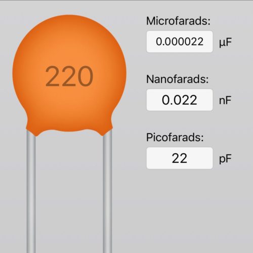 Electronic Components - Capacitor Ceramic - 22pf