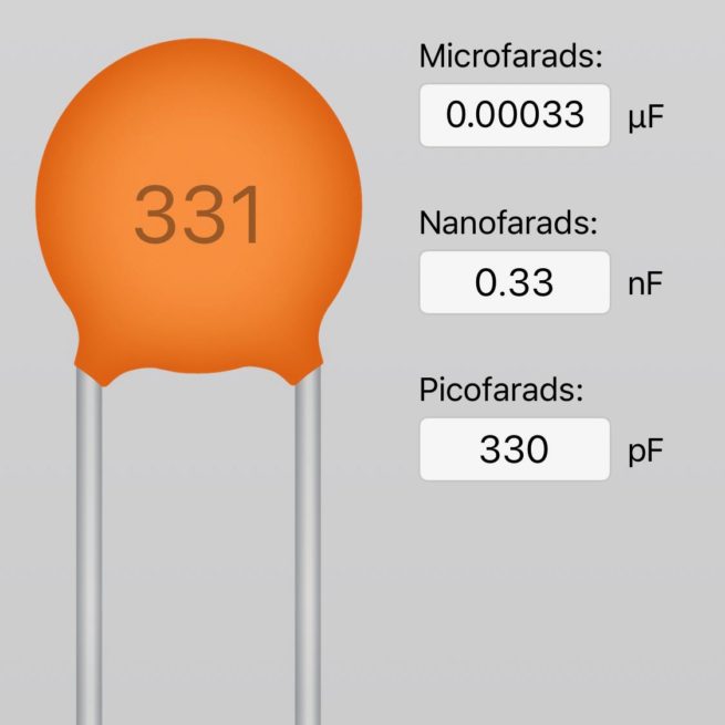 Electronic Components - Capacitor Ceramic - 330pf