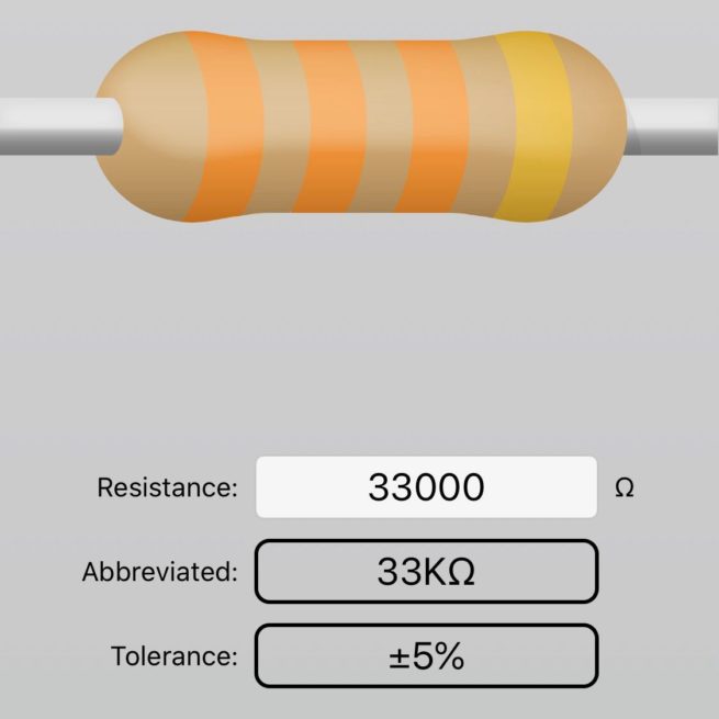 Electronic Components - Resistor - 33k