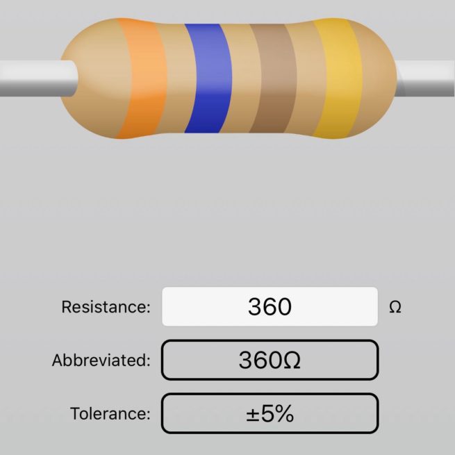 Electronic Components - Resistor - 360