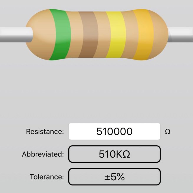 Electronic Components - Resistor - 510k