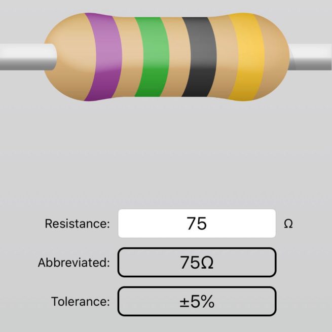 Electronic Components - Resistor - 75