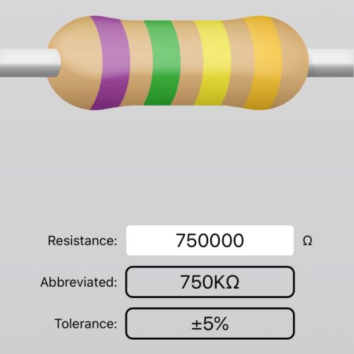 Electronic Components - Resistor - 750k