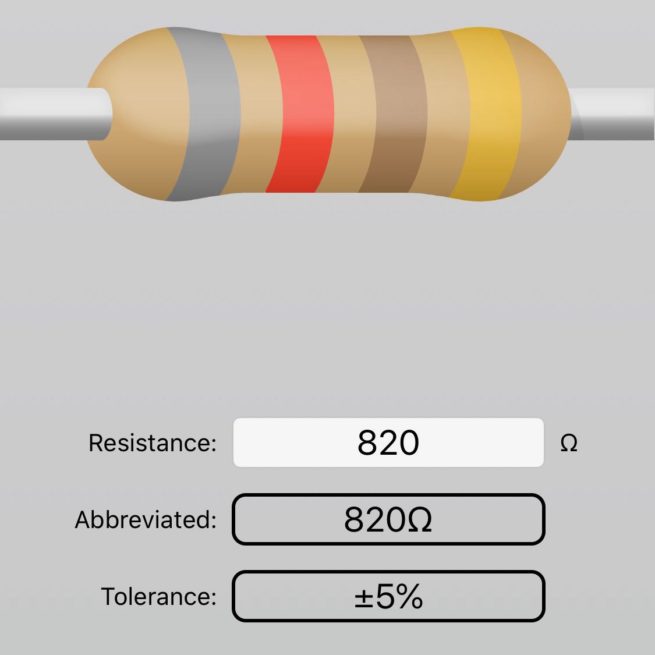 Resistor - 820 Ohm