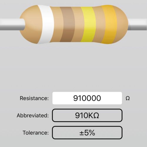 Electronic Components - Resistor - 910k